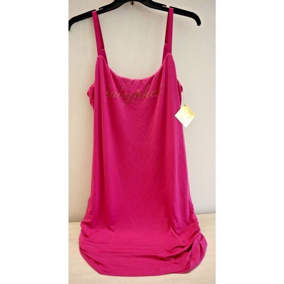 Baby Phat BP30068X-62 Women Plus Sz 1X Rose Violet Trendy Ruched Bodycon Dress - Picture 1 of 16